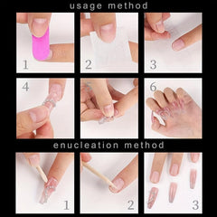 1200pcs Waterproof Double Sided Adhesive Tabs Nail Sticker