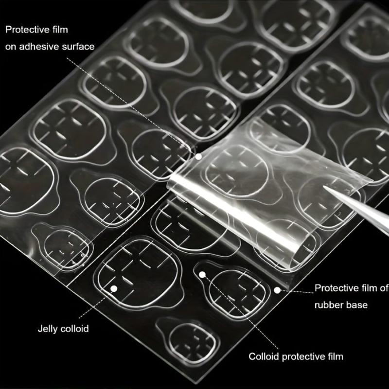 1200pcs Waterproof Double Sided Adhesive Tabs Nail Sticker