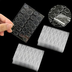 1200pcs Waterproof Double Sided Adhesive Tabs Nail Sticker
