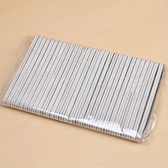 60pcs 3-Sided Sponge Polishing Strip Manicure Pedicure Tool