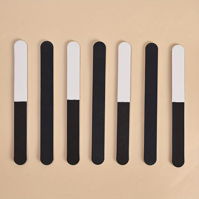 60pcs 3-Sided Sponge Polishing Strip Manicure Pedicure Tool