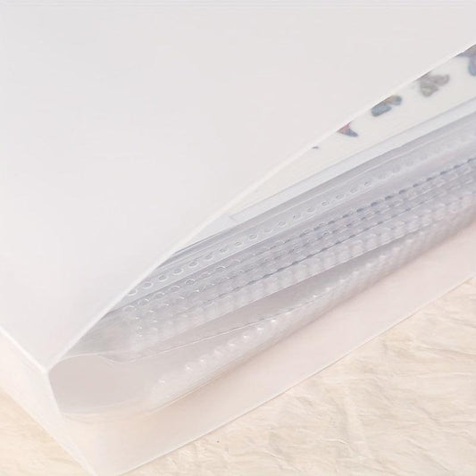 80 Slots Nail Art Stickers Storage Book Large Capacity Organizer Display