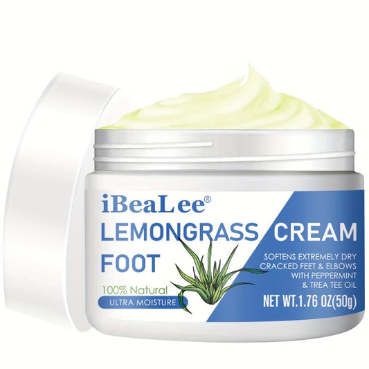 Lemongrass Foot Cream Tea Tree Peppermint Moisturizer Dry Feet