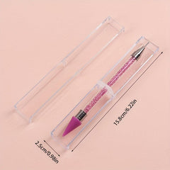 Dual Heads Rhinestones Dotting Wax Pen Gem Picker Crystal Picking Dotter