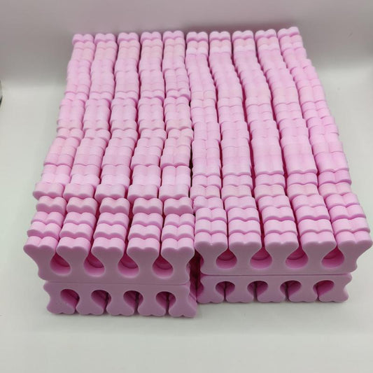 100pcs Finger Toe Separators Manicure Pedicure Foot Care Sponge Nail Art