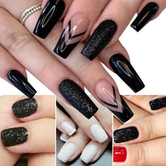 Holographic Nail Glitter & Recycling Tray System Dip Case