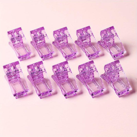 Nail Clip Tips Extension Clamp for Gel Polish Manicure Assistant Tool