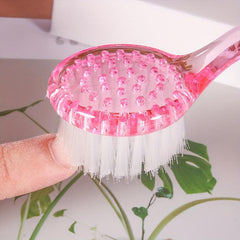 Long Handle Scrubbing Brush Nail Dust Cleaning Brush