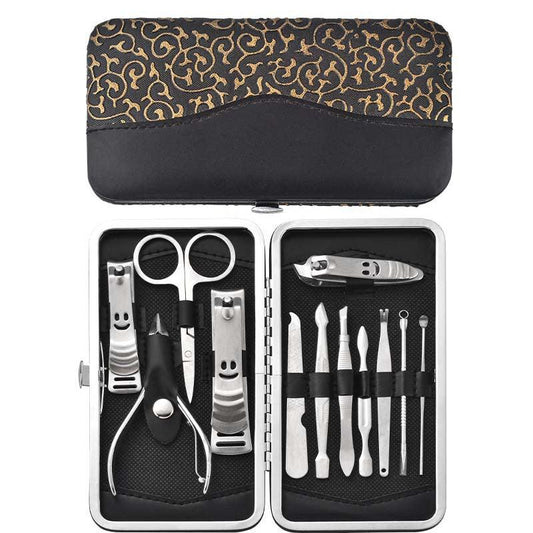 12 Pcs Stainless Steel Nail Clipper Set Nail Clipper Beauty Tool