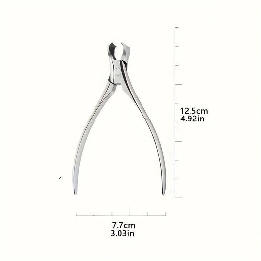 Portable Stainless Steel Nail Clippers for Thick Nails, Manicure Tool