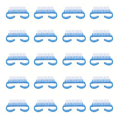 50 Pcs Handle Grip Nail Brush Fingernail Scrub Cleaning Brush