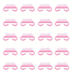50 Pcs Handle Grip Nail Brush Fingernail Scrub Cleaning Brush