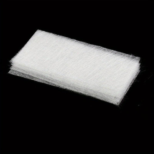 20 Pcs Natural Glass Fiber Sheet Set For Manicure Extensions