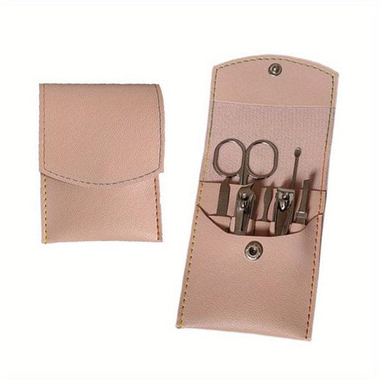 7-Pcs Nail Clippers Set Manicure Tool Portable for Indoor Travel Nail Care Kit