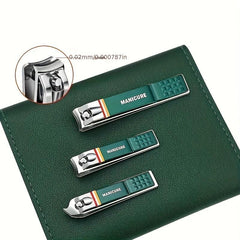 Stainless Steel Manicure Set Nail Clippers Scissors Travel Care Kit
