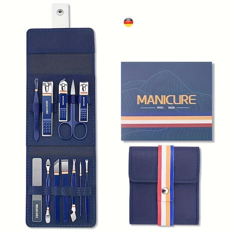 Stainless Steel Manicure Set Nail Clippers Scissors Travel Care Kit