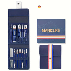 Stainless Steel Manicure Set Nail Clippers Scissors Travel Care Kit