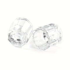 Glass Nail Cup Acrylic Liquid Dappen Dish Nail Powder Holder