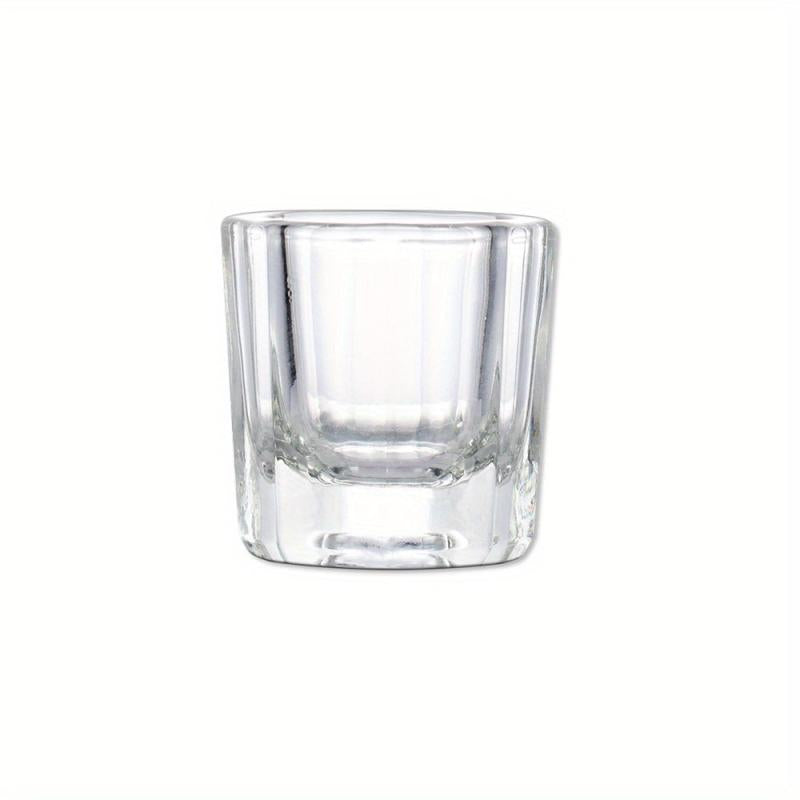 Glass Nail Cup Acrylic Liquid Dappen Dish Nail Powder Holder