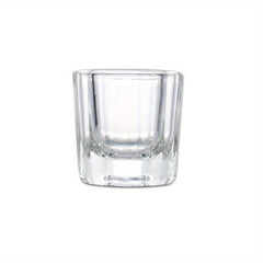 Glass Nail Cup Acrylic Liquid Dappen Dish Nail Powder Holder