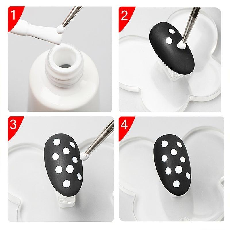 Circular Dotting Tools For Nail Art 6 Sizes Embossing Stylus