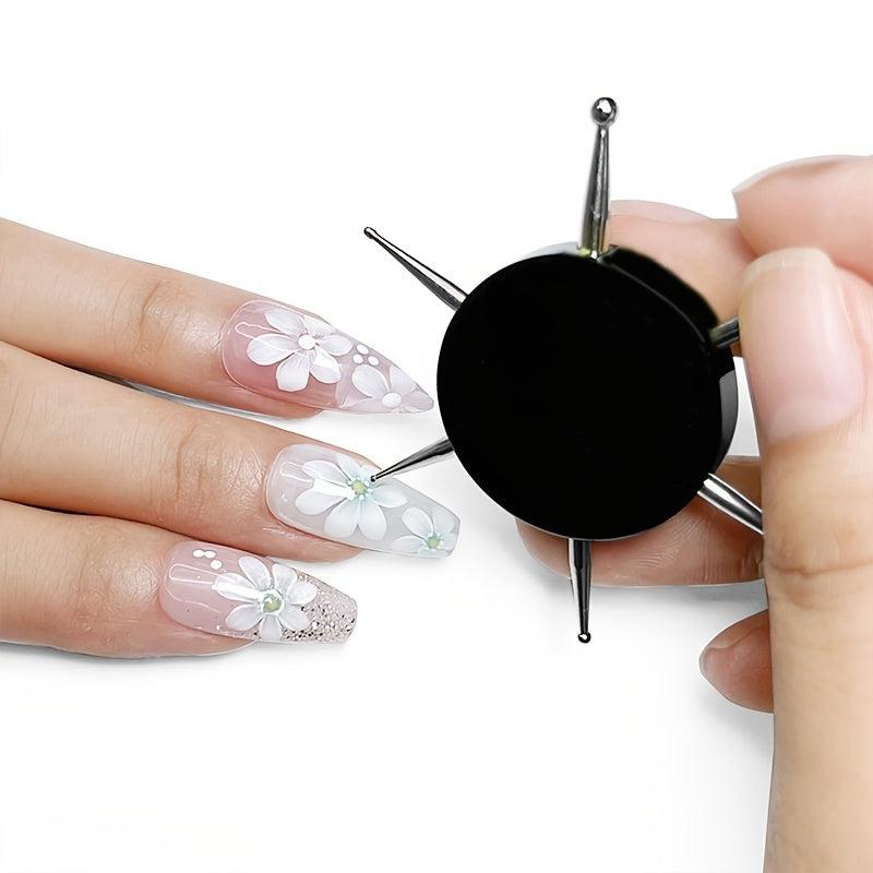 Circular Dotting Tools For Nail Art 6 Sizes Embossing Stylus