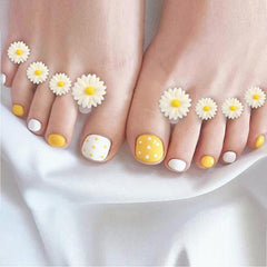 Japanese Style Daisy Toe Separator Nail Art Tool Set