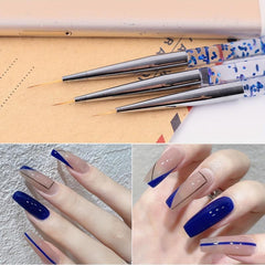 Acrylic Sequin Nail Art Pen Set with Phototherapy Brush