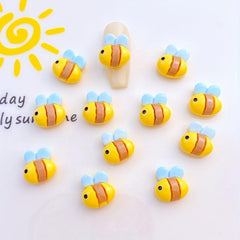 20pcs Mini Bee 3D Charms Nail Art Decoration For Women Girls