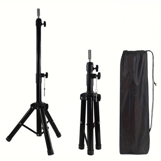 Wig Stand Tripod Mannequin Head Stand Adjustable Heavy Duty