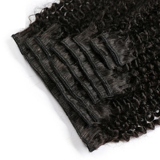 Brazilian Deep Wave Clip In Hair Extensions