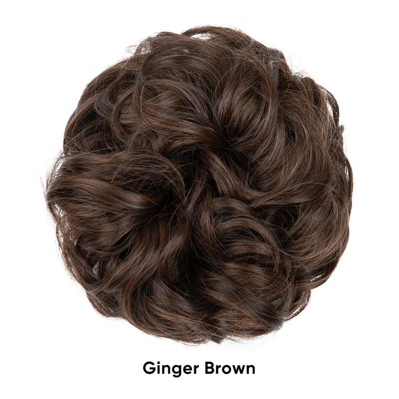 Messy Hair Bun Curly Wavy Ponytail Extensions Hair Pieces Hair Scrunchies