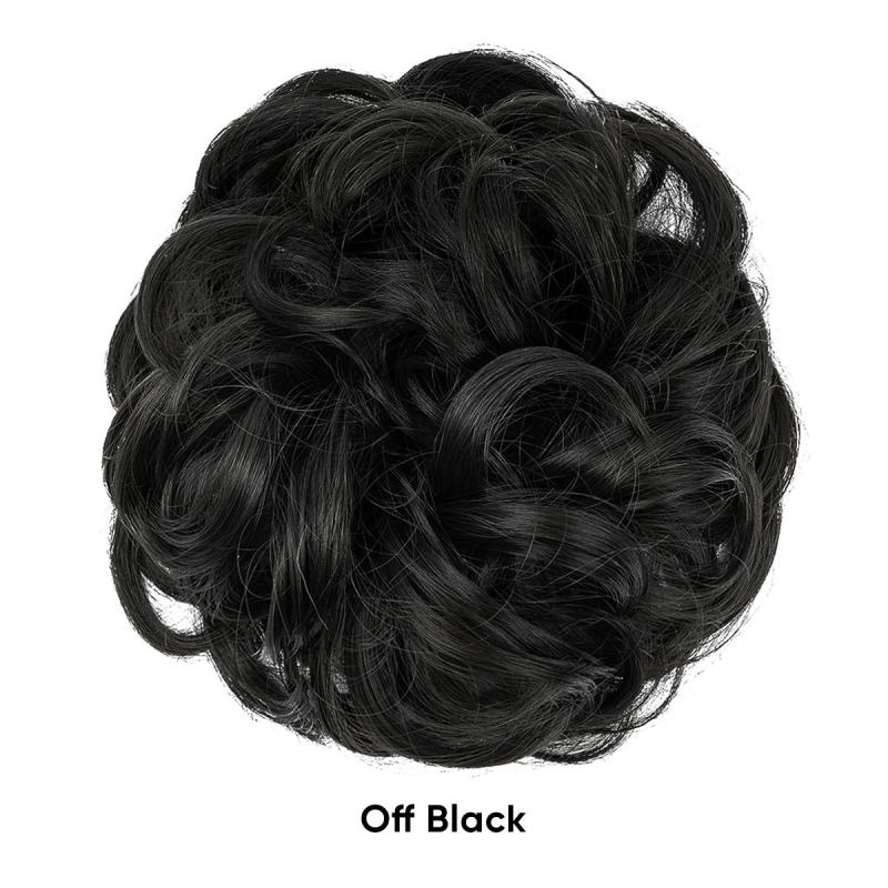 Messy Hair Bun Curly Wavy Ponytail Extensions Hair Pieces Hair Scrunchies