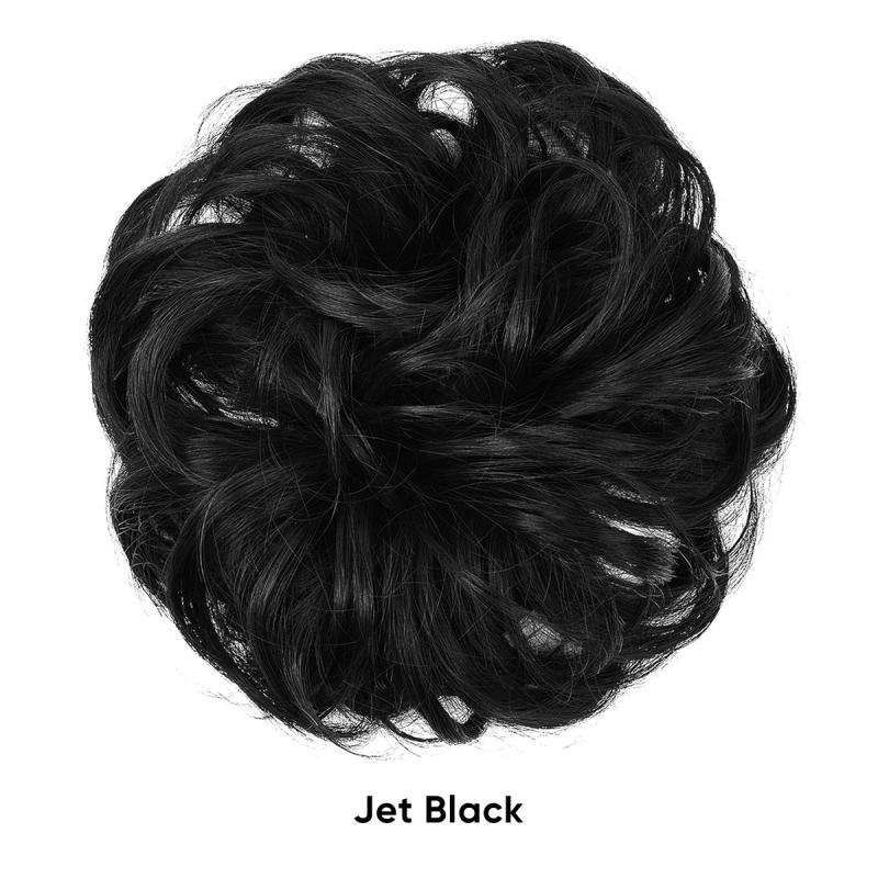 Messy Hair Bun Curly Wavy Ponytail Extensions Hair Pieces Hair Scrunchies