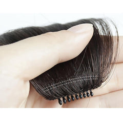 Invisible Seamless Real Hair Bangs Wig