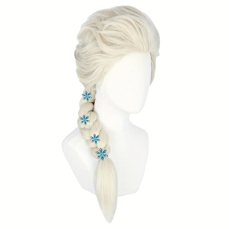 Blonde Princess Wig for Girls Cosplay Costume Party Halloween