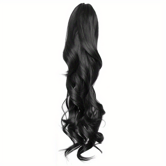 21in Plus Length Wavy Ponytail Clip In Claw Extension