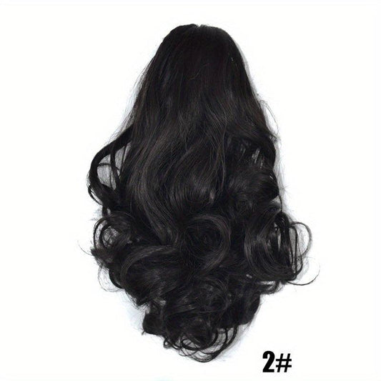 Curly Claw Ponytail Extensions 25.4 cm Synthetic Natual Looking Wavy Hair