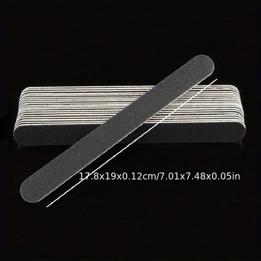 Double Sided Wooden Nail Files for Natural Nail Grinding Strip