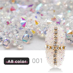 Glass Crystal Flat Back Nail Rhinestones 1440pcs