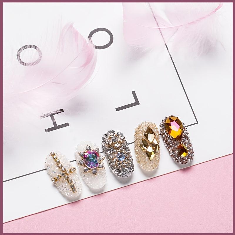 Glass Crystal Flat Back Nail Rhinestones 1440pcs