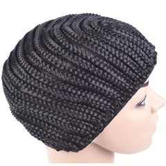 Women's Adjustable Crochet Braided Wig Cap for Making Wigs Braiding & Weaving