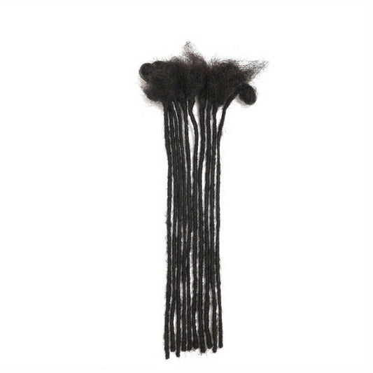30 Strands Locs Extensions Human Hair Dreadlock Extensions Natural Soft Locs