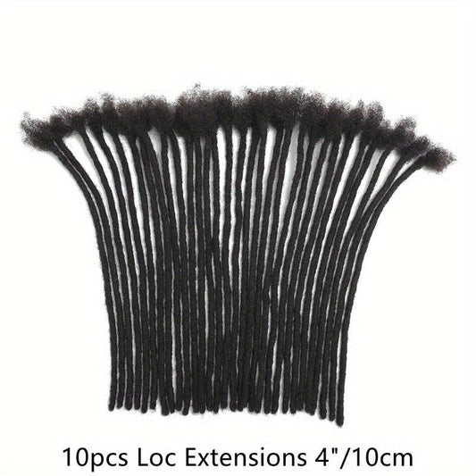 Loc Extensions Human Hair For Men Women 10 Strands 0 Width 100 Full Permanent