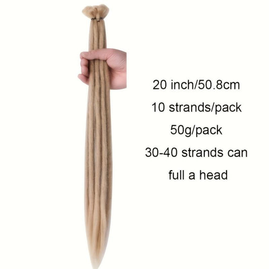 Soft Crochet Dreadlock Braids Hair 55-88 cm Synthetic Faux Locs Braids Hair