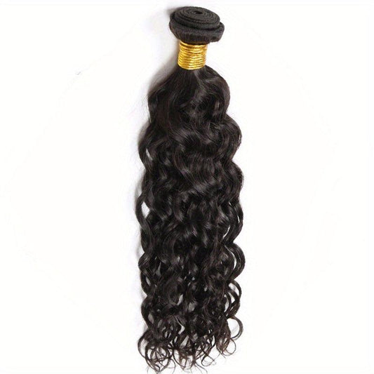 Virgin Curly Water Wave Human Hair Extensions Unprocessed 8-30 Inches