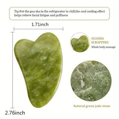 Jade Gua Sha Tool for Self Care - Facial and Body Massage
