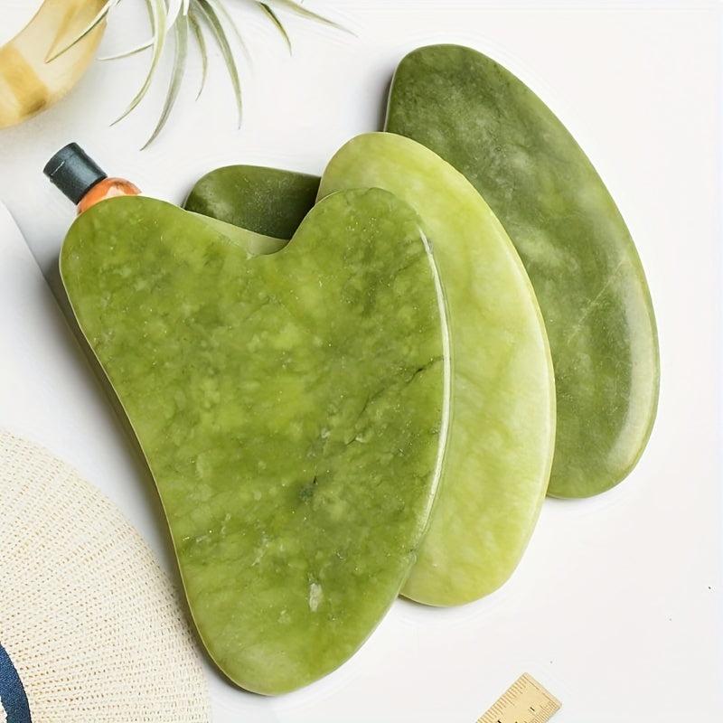 Jade Gua Sha Tool for Self Care - Facial and Body Massage