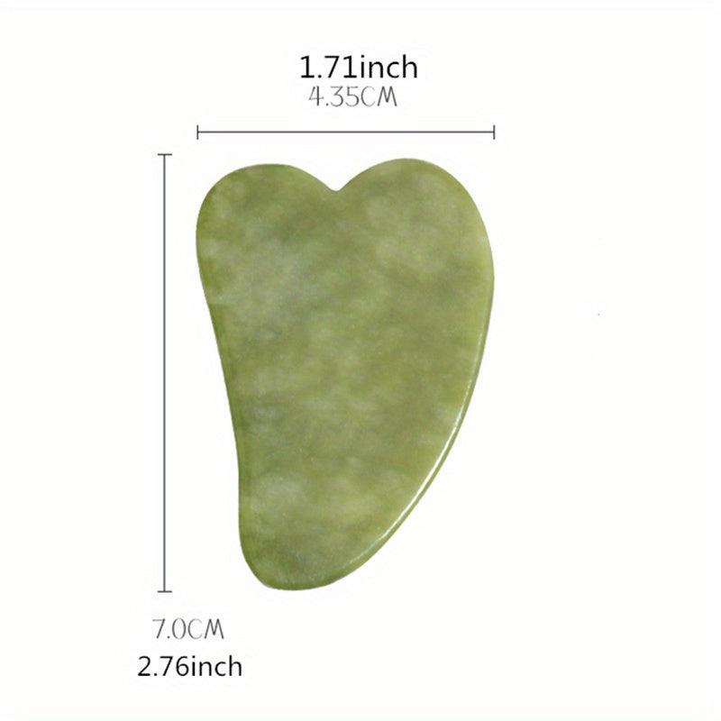 Jade Gua Sha Tool for Self Care - Facial and Body Massage