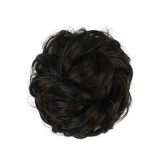 Synthetic Claw Donut Hair Buns Chignon Clip In Extensions